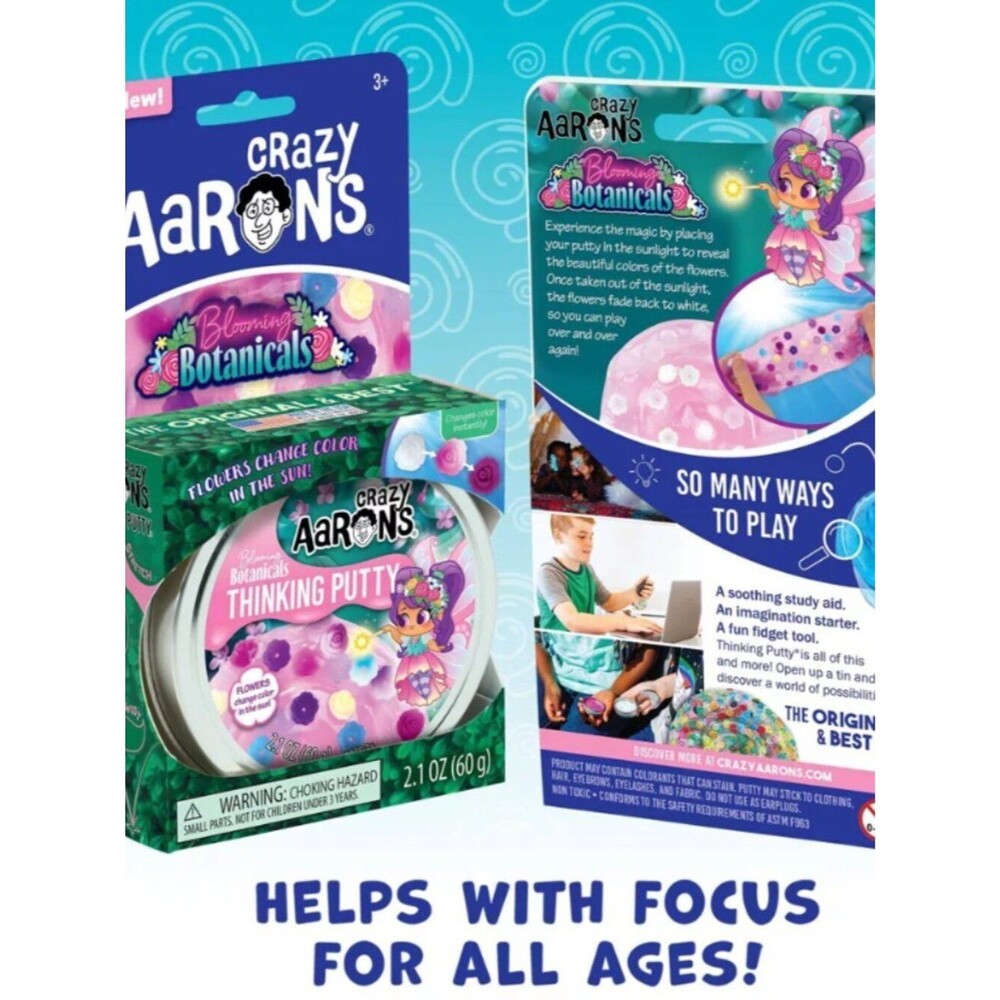 Crazy Aaron's Putty Blooming  Botanicals Thinking Putty